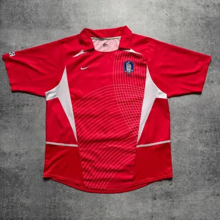 [BUNJANG] Nike South Korea 2002 Home Jersey Authentic Overseas XXL Unmarked / 대한민국 2002 나이키 홈 유니폼 해외 XXL 노마킹 정품