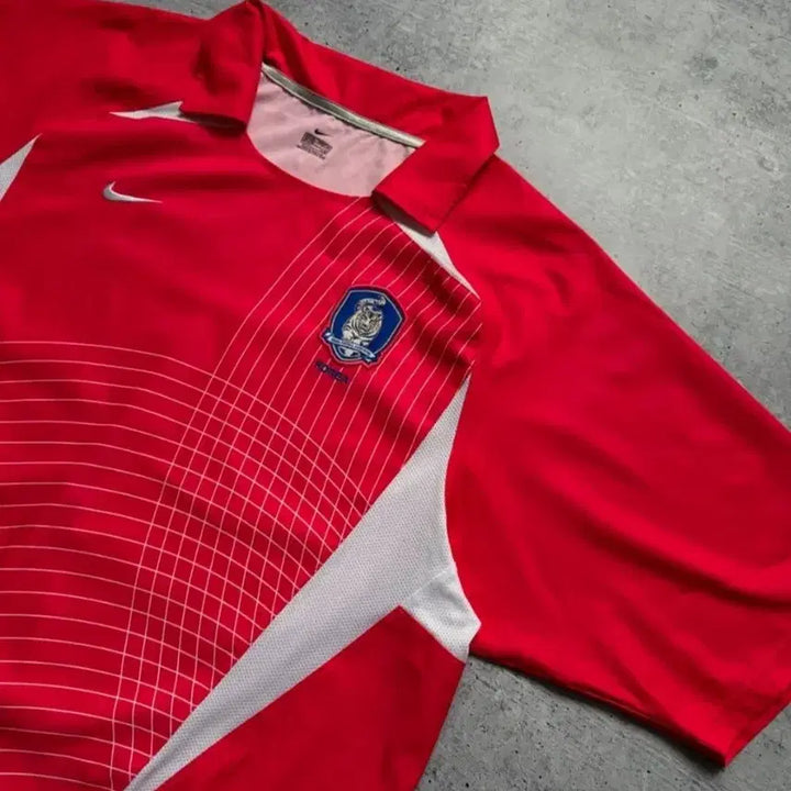 [BUNJANG] Nike South Korea 2002 Home Jersey Authentic Overseas XXL Unmarked / 대한민국 2002 나이키 홈 유니폼 해외 XXL 노마킹 정품