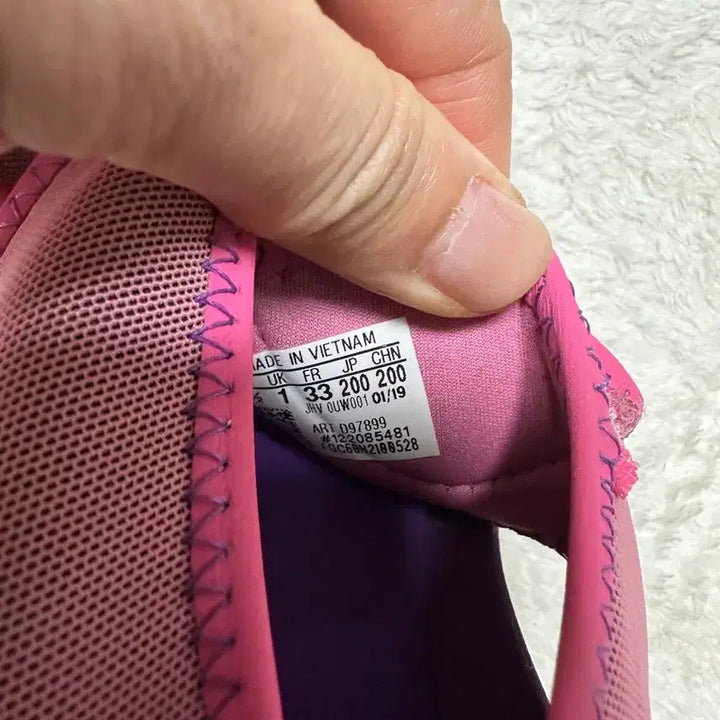 [BUNJANG] Adidas Aqua Kids Sandals Pink/Purple / 아디다스 아쿠아아동 샌들 핑크/보라 20ㅇ