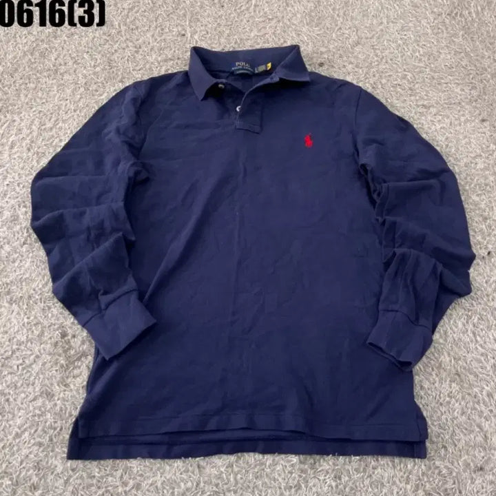 [BUNJANG] Polo Ralph Lauren Long Sleeve Polo Shirt Navy S / 폴로 랄프로렌 긴팔 카라티 네이비s 0616