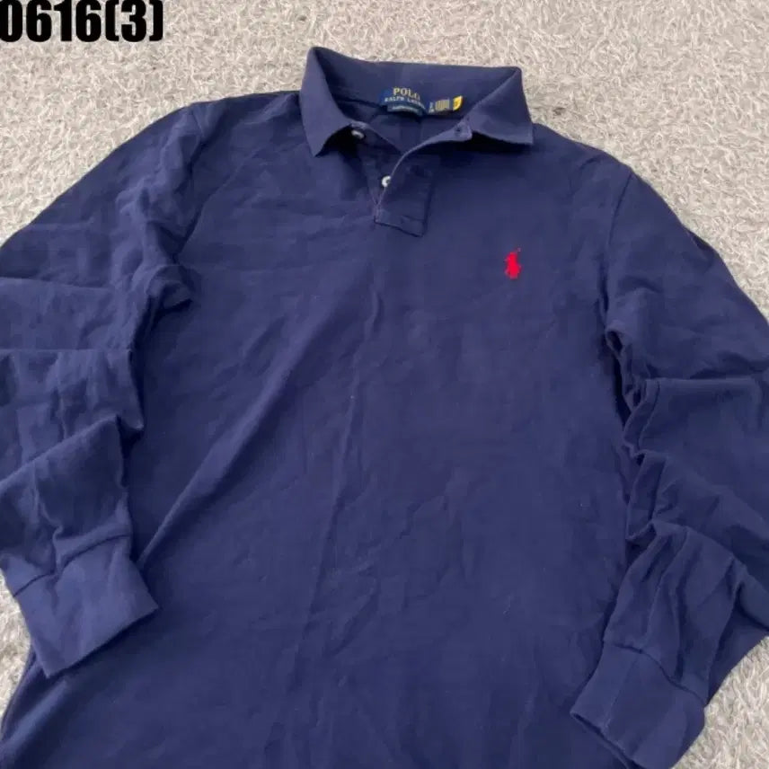 [BUNJANG] Polo Ralph Lauren Long Sleeve Polo Shirt Navy S / 폴로 랄프로렌 긴팔 카라티 네이비s 0616