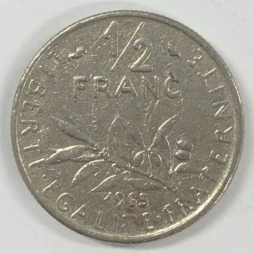 [BUNJANG] 1965 French Half Franc Coin / 1965년 프랑스 하프프랑 동전 S3985
