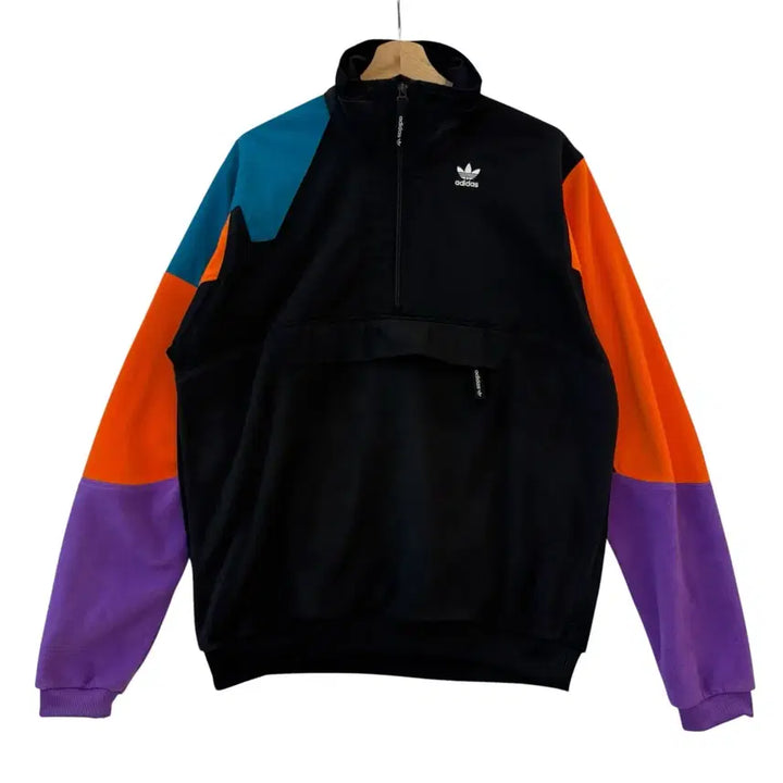 [BUNJANG] Adidas Originals PT3 Half-Zip Jacket L Black / 아디다스 오리지널스 PT3 하프집업 자켓 L 블랙
