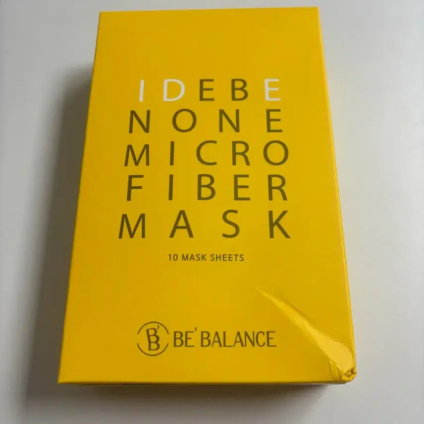 [BUNJANG] BeBalance Idebenone Microfiber Mask Pack (10 Sheets) / 비밸런스 이데베논 극세사 마스크팩 (10개입)