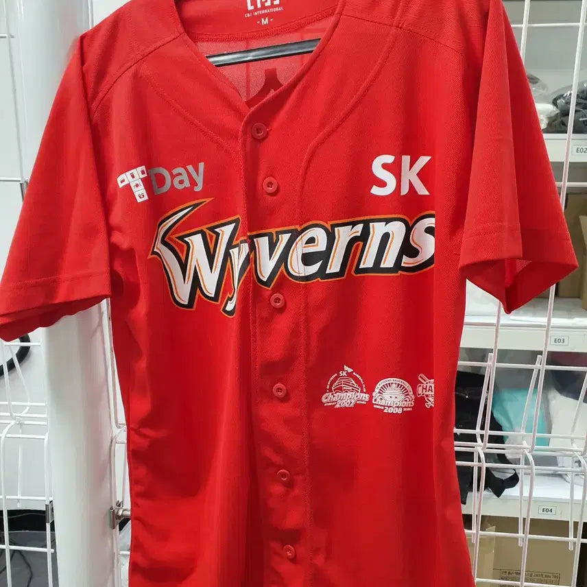 [BUNJANG] SK Wyverns No Su-Kwang Marked Baseball Jersey (Size 95) / SK 와이번스 유니폼 95사이즈 노수광 마킹 판매합니다