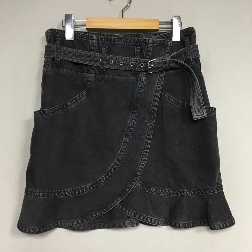 [BUNJANG] Isabel Marant Etoile Belted Denim Skirt Size 34 / 이자벨마랑 에뚜왈 벨티드 데님 스커트 34