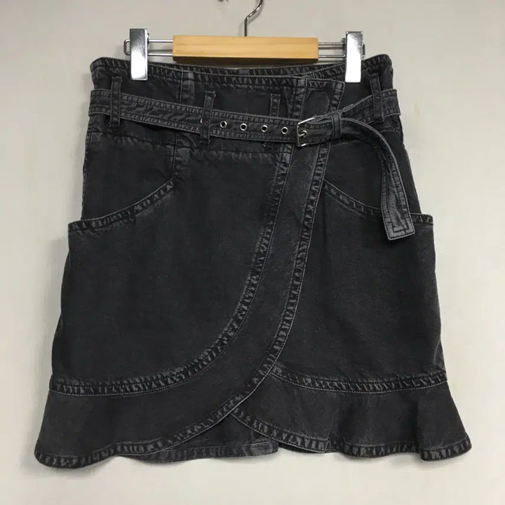 [BUNJANG] Isabel Marant Etoile Belted Denim Skirt Size 34 / 이자벨마랑 에뚜왈 벨티드 데님 스커트 34
