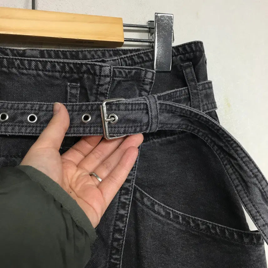 [BUNJANG] Isabel Marant Etoile Belted Denim Skirt Size 34 / 이자벨마랑 에뚜왈 벨티드 데님 스커트 34