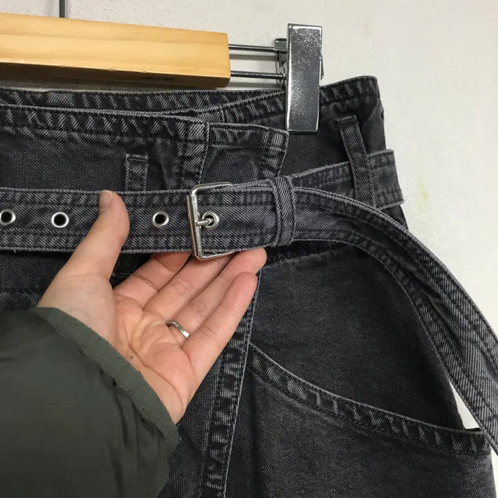 [BUNJANG] Isabel Marant Etoile Belted Denim Skirt Size 34 / 이자벨마랑 에뚜왈 벨티드 데님 스커트 34