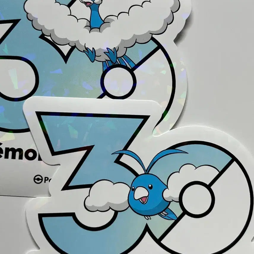 [BUNJANG] Pokemon 30th Anniversary Sticker Set - Pabico &amp; Pabikori / 포켓몬 30주년 스티커 파비코+파비코리 세트
