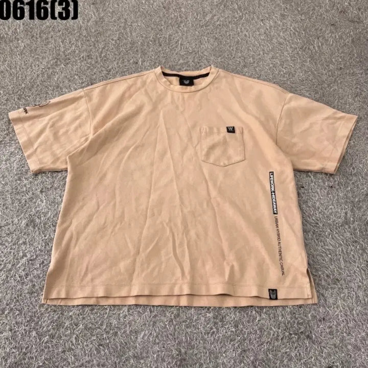 [BUNJANG] Life Work Short Sleeve Polo Shirt Beige 95 / 라이프워크 반팔 카라티 베이지95 0616