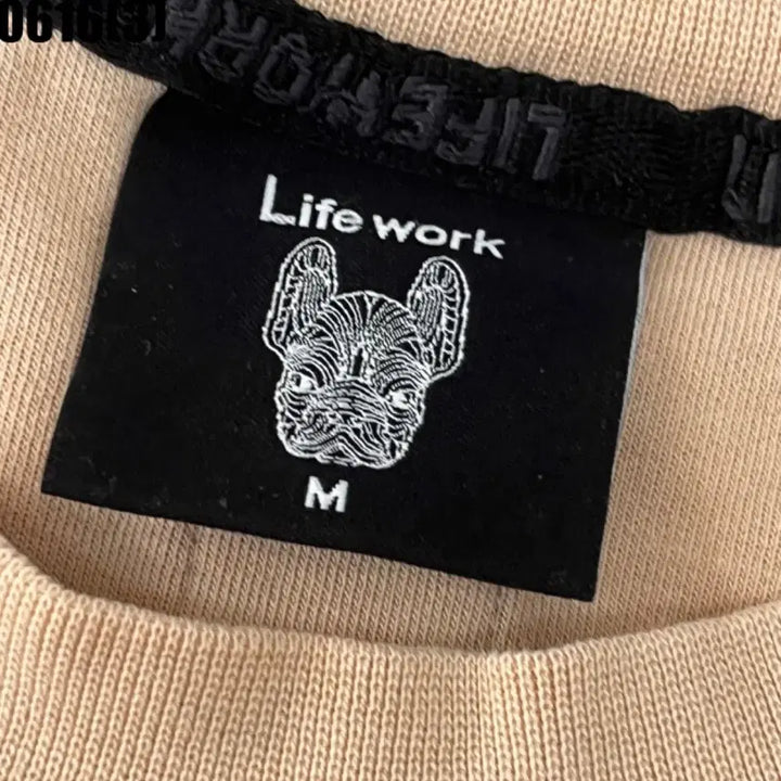[BUNJANG] Life Work Short Sleeve Polo Shirt Beige 95 / 라이프워크 반팔 카라티 베이지95 0616