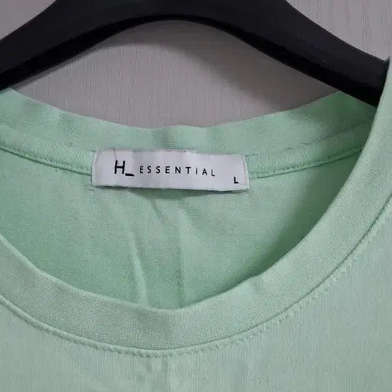 [BUNJANG] H_ESSENTIAL Oversized Print T-Shirt Mint / (남녀공용)오버핏 프린트 반팔티셔츠
