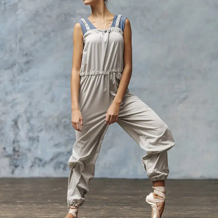 [BUNJANG] Grishko Sweat Overalls Grey XS / 그리쉬코 땀복 오버롤