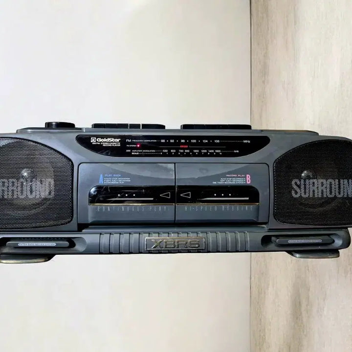 [BUNJANG] Goldstar Surround XBRS Cassette Radio / 골드스타 서라운드 XBRS 카세트 라디오