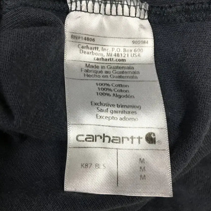 [BUNJANG] Carhartt WIP Pocket T-Shirt / 칼하트 포켓 반팔티 만원샵 FF17