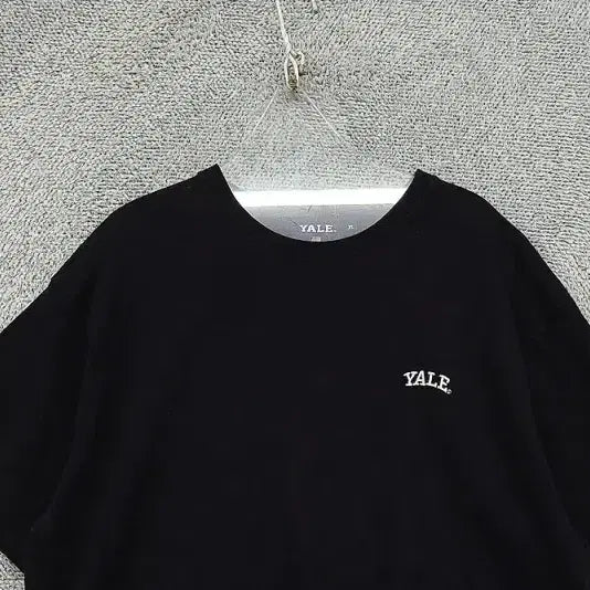 [BUNJANG] YALE Black Logo Short Sleeve T-Shirt XL / 예일 블랙 로고 반팔티 XL