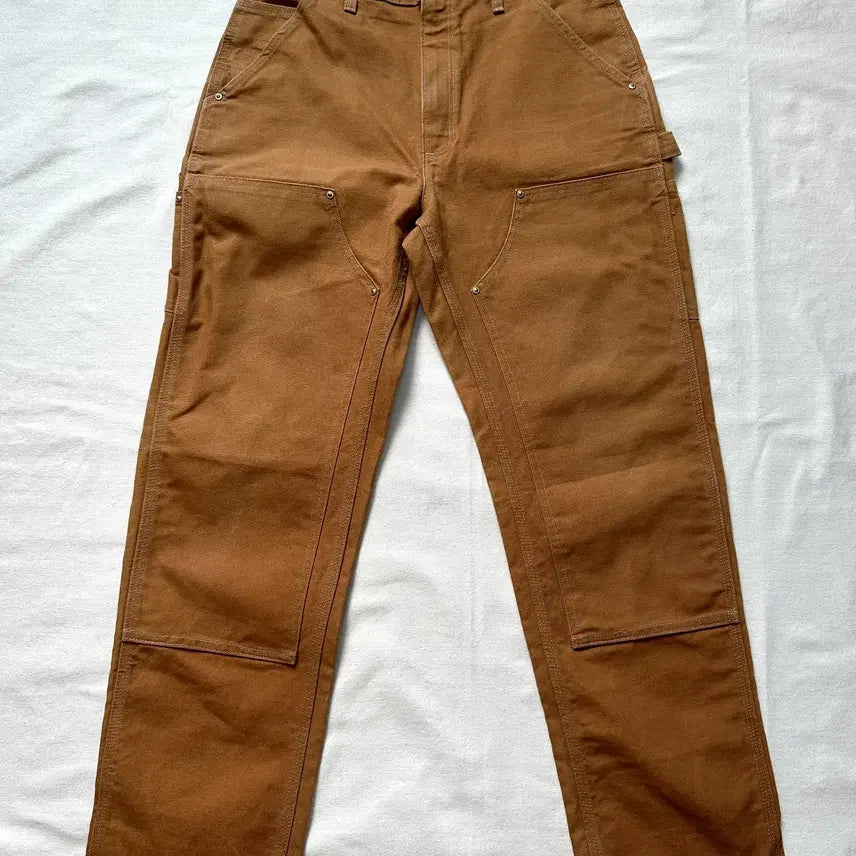 [BUNJANG] Carhartt B01 Double Knee Work Pants Brown 33x32 / 칼하트 B01 브라운 더블니 워크 팬츠 33