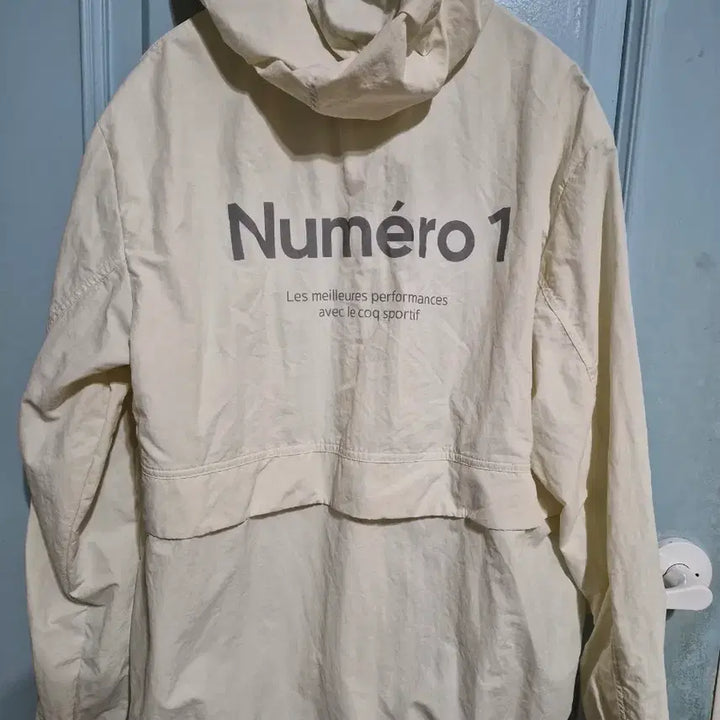 [BUNJANG] Le Coq Sportif Numero 1 Essential Jacket Cream Size 85 / 르꼬끄 누메로원 에센셜 자켓 (크림 컬러/85사이즈)