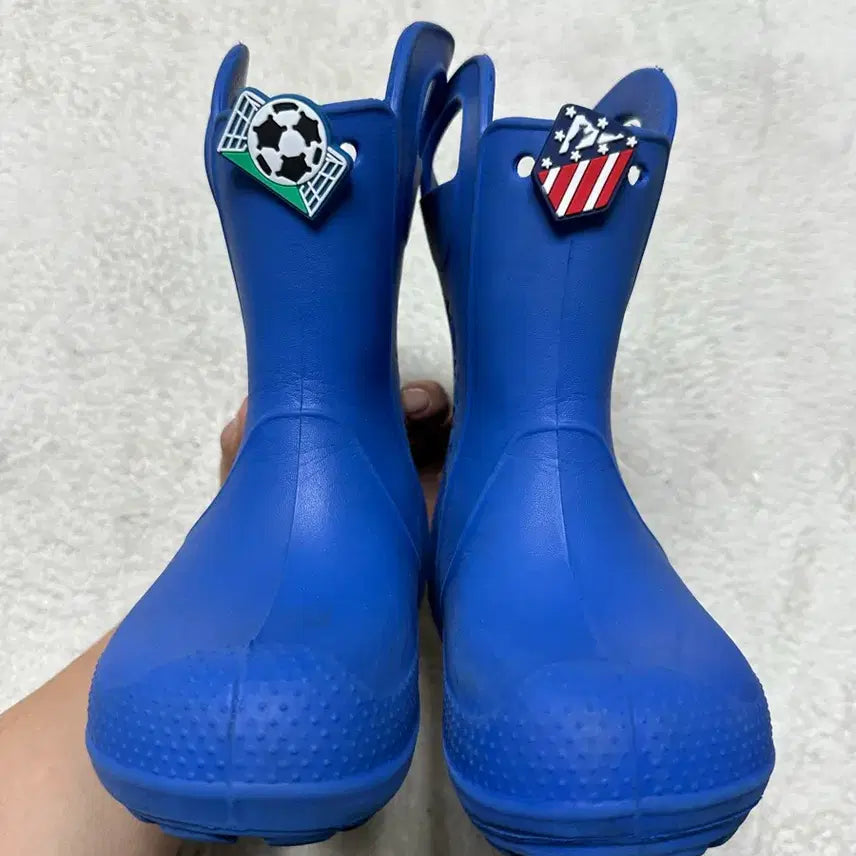 [BUNJANG] Crocs Blue Boots (Kids Size 165) / 크록스 부츠 파랑색 165