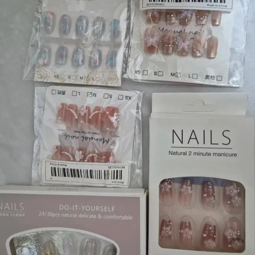 [BUNJANG] Nail Tips M Size Set / 네일팁 M시이즈