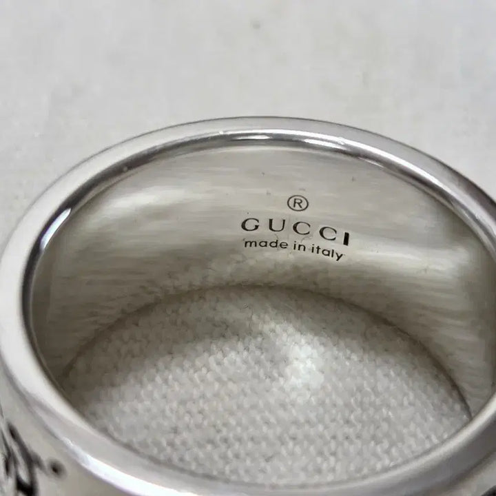 [BUNJANG] Gucci Silver Ring Made in Italy / 구찌 반지 실버 made in italy