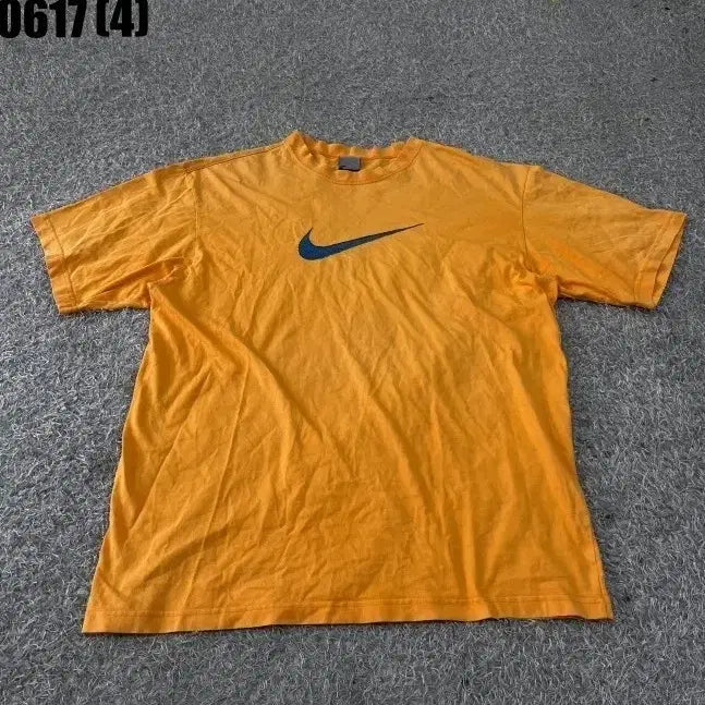 [BUNJANG] Nike Big Swoosh T-Shirt Orange XL / 나이키 반팔티 XL 0617