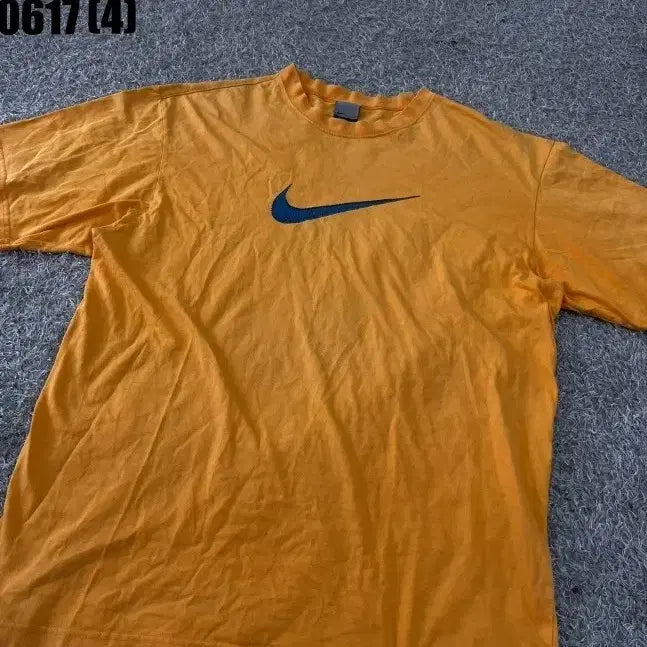 [BUNJANG] Nike Big Swoosh T-Shirt Orange XL / 나이키 반팔티 XL 0617