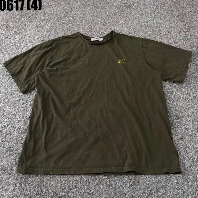 [BUNJANG] MUCENT Khaki Short Sleeve T-Shirt XL / MUCENT 카키색 반팔 티셔츠 XL 0617