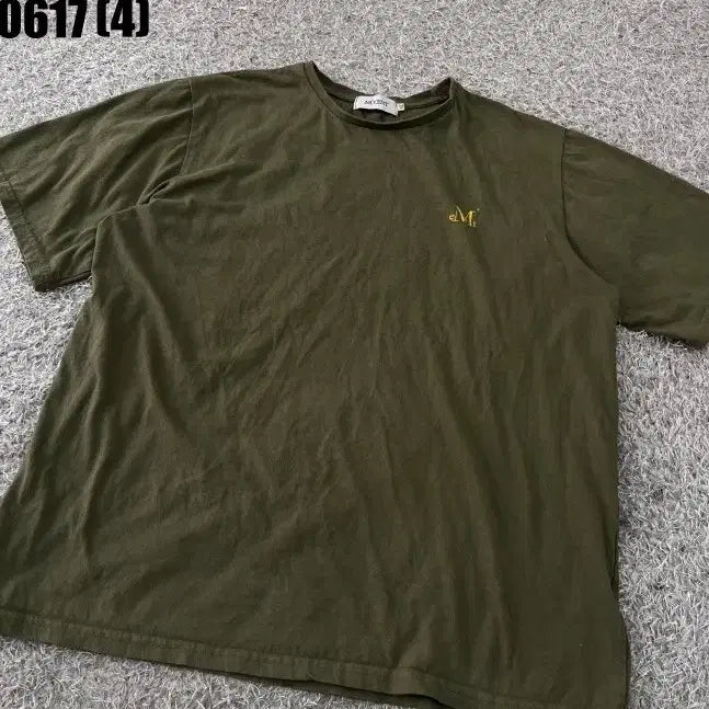 [BUNJANG] MUCENT Khaki Short Sleeve T-Shirt XL / MUCENT 카키색 반팔 티셔츠 XL 0617