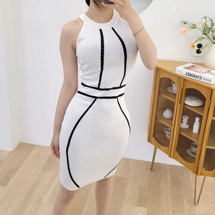 [BUNJANG] Summer Mini Dress - White / (새상품 원가판매) 에이블리 원피스 미니원피스 여름원피스 3979 화이트