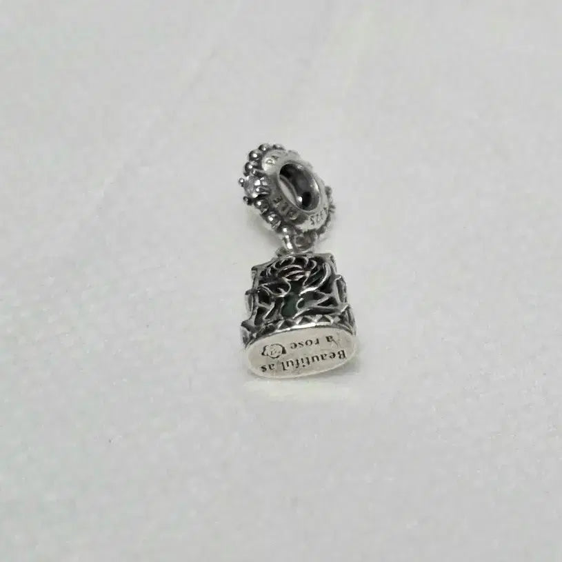 [BUNJANG] Pandora Disney Beauty and the Beast Rose Sterling Silver 925 Necklace / 실버 925 ] Pandora Disney 판도라 미녀와야수 장미