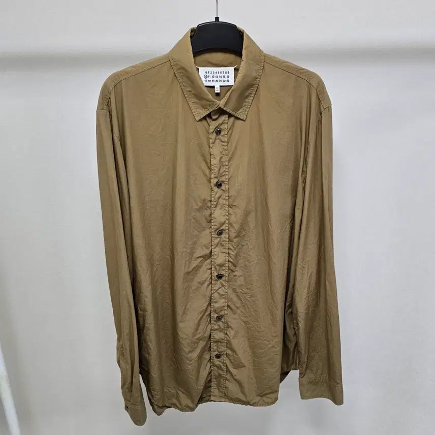 [BUNJANG] Maison Margiela Stitch Back Logo Shirt Size 41 / 메종 마르지엘라 스티치 백로고 셔츠 41사이즈 판매