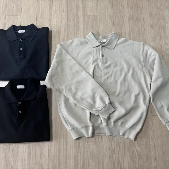 [BUNJANG] Jo Goon Shop Polo Shirts (Set of 3), Size L / 카라티 3벌/ 100-105