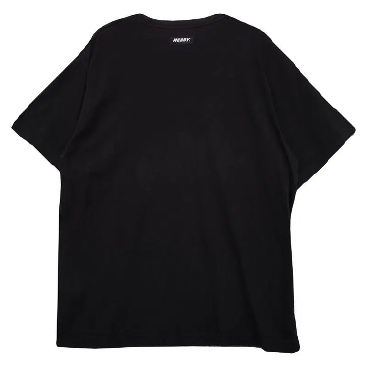 [BUNJANG] NERDY Printing Black Short Sleeve T-shirt Size S / 널디 프린팅 블랙 반팔티 S