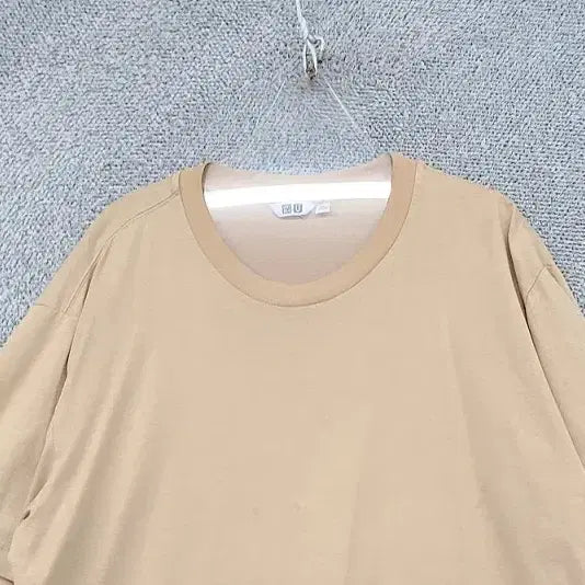 [BUNJANG] Uniqlo Beige Short Sleeve T-shirt XL / 유니클로 베이지 반팔티 XL