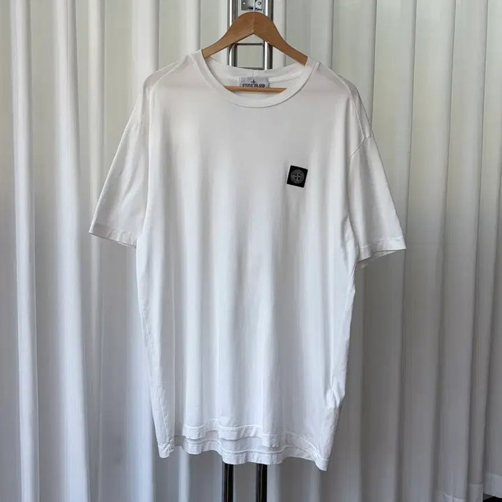 [BUNJANG] Stone Island Logo Patch Short Sleeve T-Shirt XXL / 스톤아일랜드 반팔 티셔츠