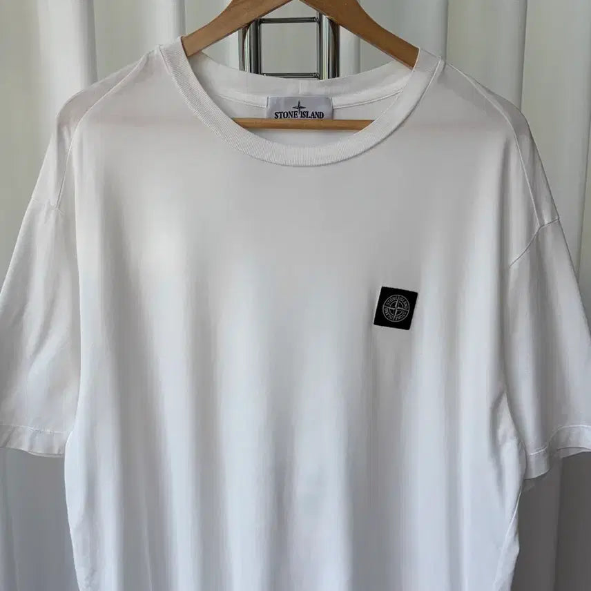 [BUNJANG] Stone Island Logo Patch Short Sleeve T-Shirt XXL / 스톤아일랜드 반팔 티셔츠