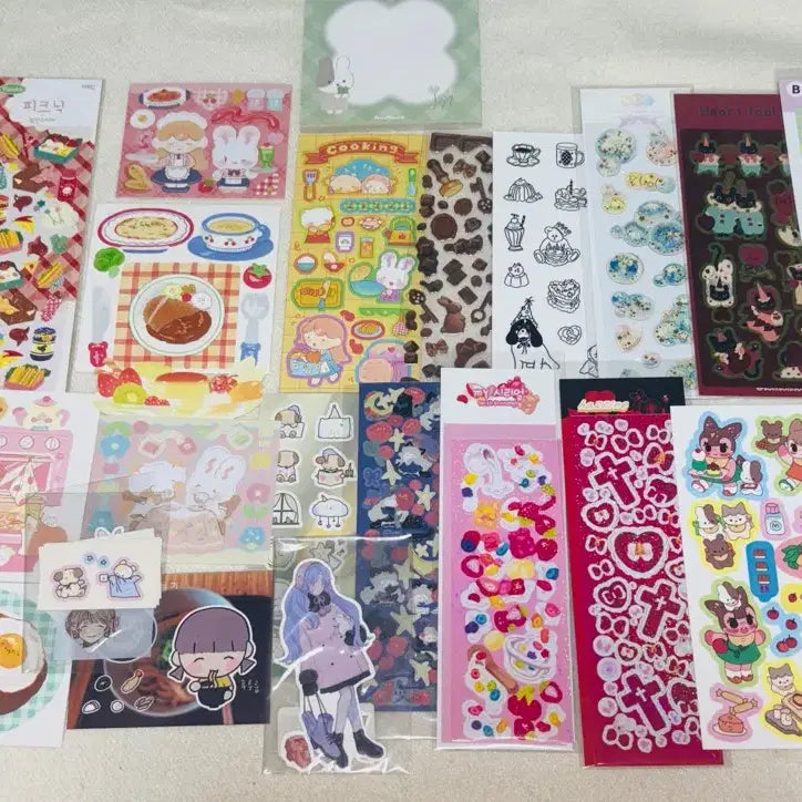 [BUNJANG] Diary Sticker Bundle / 다꾸 처분 다이어리 스티커