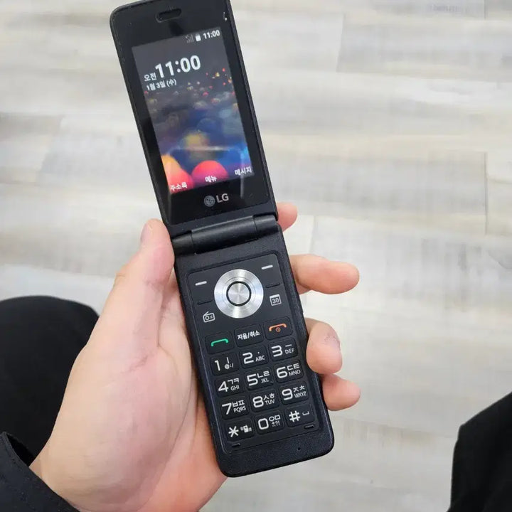 [BUNJANG] Gongshin Phone Y110 Folder Phone Black (Used) / 실사진 공신폰 Y110 폴더폰 블랙 팝니다 정상해지 중고폰 할인가능