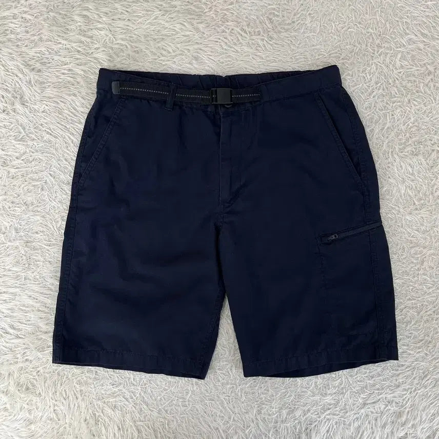[BUNJANG] Uniqlo Belted Half Pants (M) / 유니클로 벨티드 하프 팬츠/