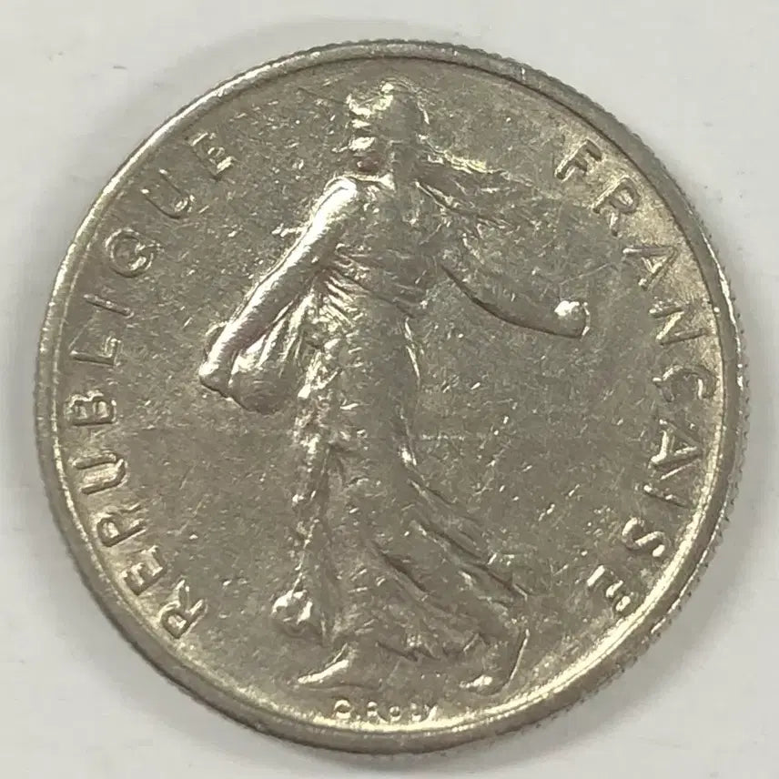 [BUNJANG] 1968 France Half Franc Coin / 1968년 프랑스 하프프랑 동전 S3991