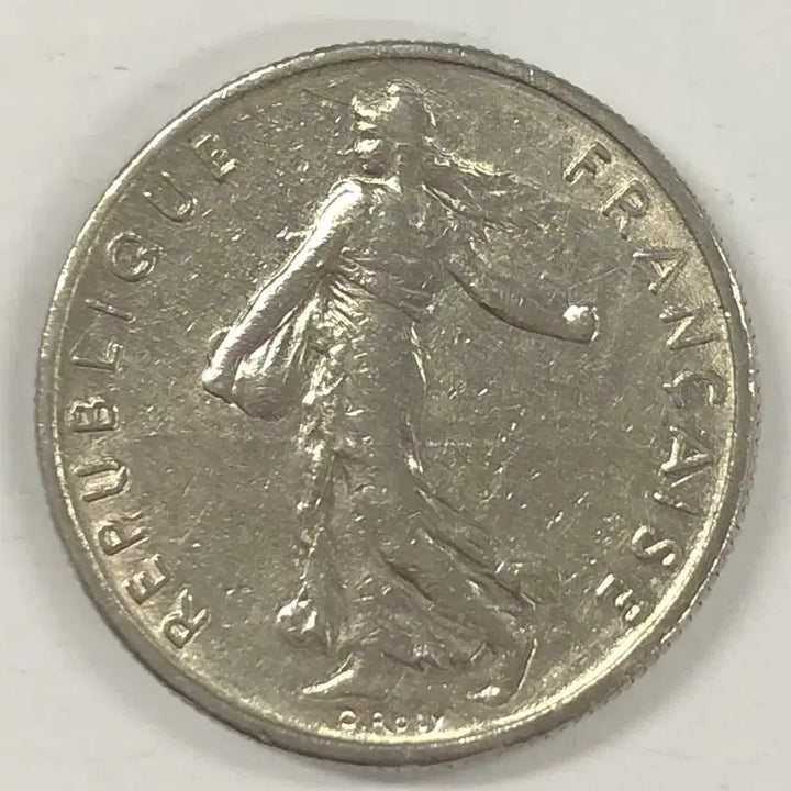 [BUNJANG] 1968 France Half Franc Coin / 1968년 프랑스 하프프랑 동전 S3991