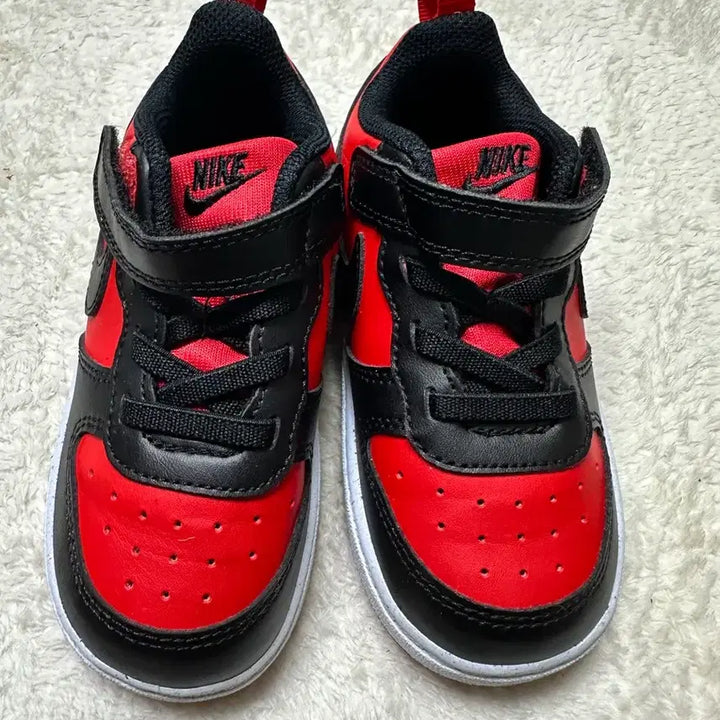 [BUNJANG] Nike Kids Red Black Sneakers Size 140 / 나이키 키즈 레드 블랙 운동화 140