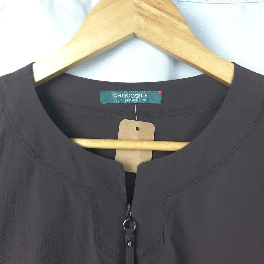 [SOLD OUT] 여M 크로커다일 브라운 7부 반팔 티셔츠