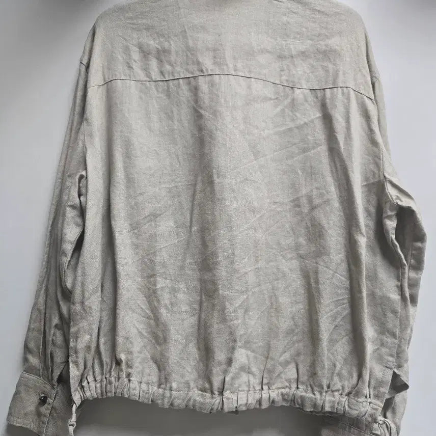 [BUNJANG] The Edge Linen Shirt Beige Size 55 / 더 엣지 린넨 셔츠 베이지 55