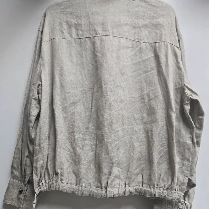 [BUNJANG] The Edge Linen Shirt Beige Size 55 / 더 엣지 린넨 셔츠 베이지 55