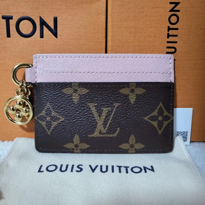 [BUNJANG] Louis Vuitton Monogram LV Charm Card Holder Wallet / [풀구성] 루이비통 모노그램 LV 참 카드홀더 카드지갑