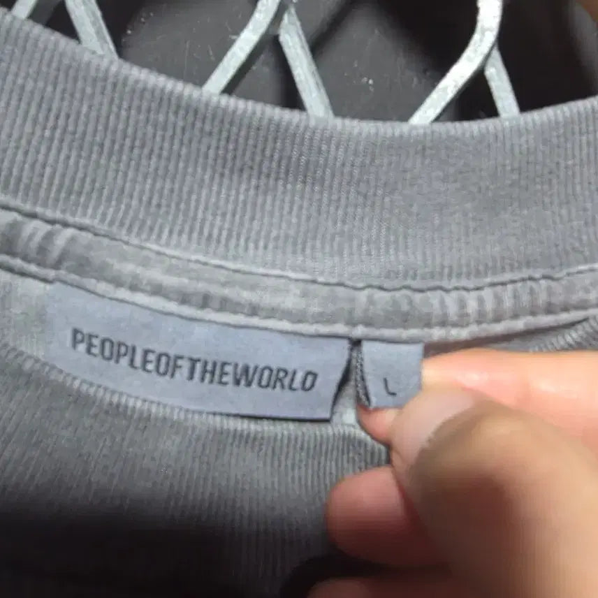 [BUNJANG] People of the World Graphic Print T-Shirt / 피플오브더월드 반팔 L
