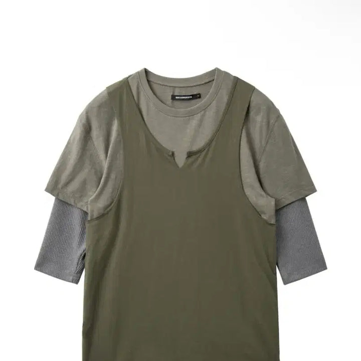 [BUNJANG] HAECHINGROOM Triple Layered T-Shirt / 해칭룸 트리플 레이어드 티